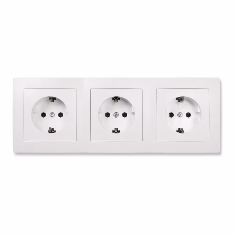 set di 4 prese FLAIR "Beginner 3S", bianco, opaco