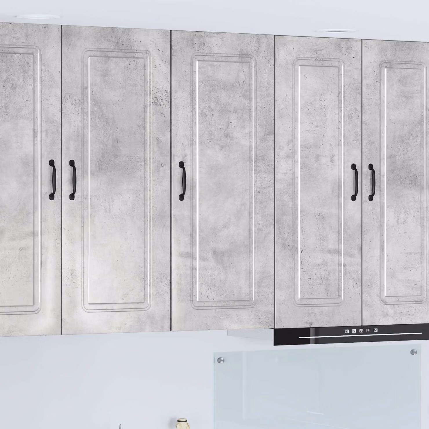 Pannello per lavastoviglie vidaXL Kalmar Grigio cemento L/P/H: 40 x 31 x 100 cm