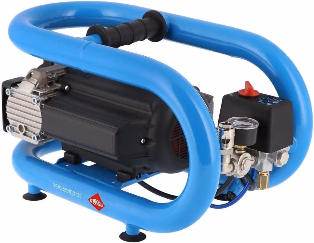 Compressore senza olio – 10 bar – Serbatoio di 3 litri – 125 litri/min – 74 dB – Portatile