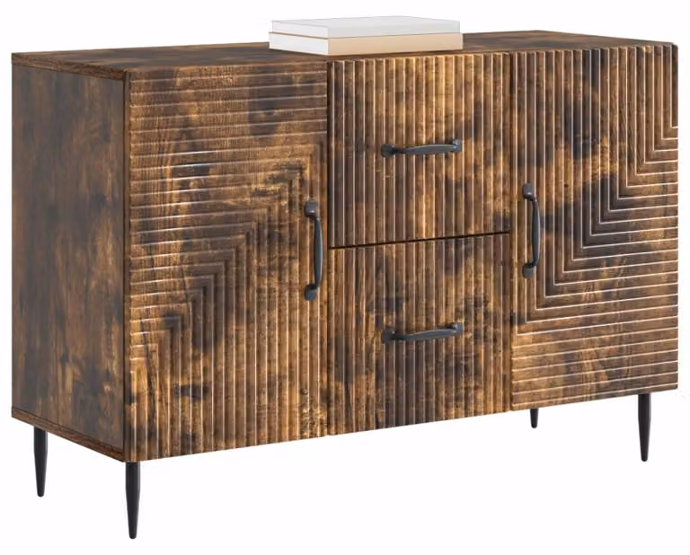 Credenza Rovere Fumo 89 x 34,5 x 60 cm Legno ingegnerizzato