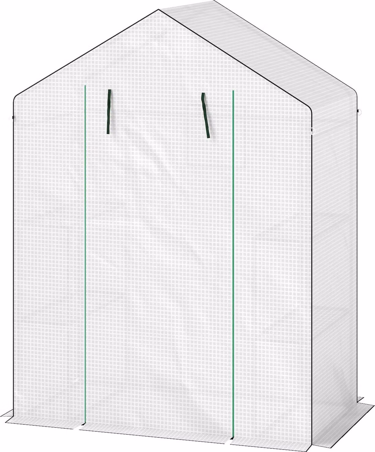 Serra con porta scorrevole, finestre, scaffali, serra in alluminio resistente all'inverno, serra per balcone, giardino, serra per pomodori 143 x 74 x 190 cm, serra per pomodori, verdure, bianco