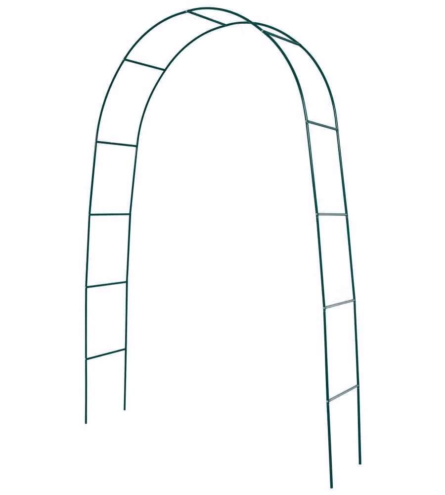 Verdemax Arco Decorativo in Ferro - Verde - 130x37x240 cm