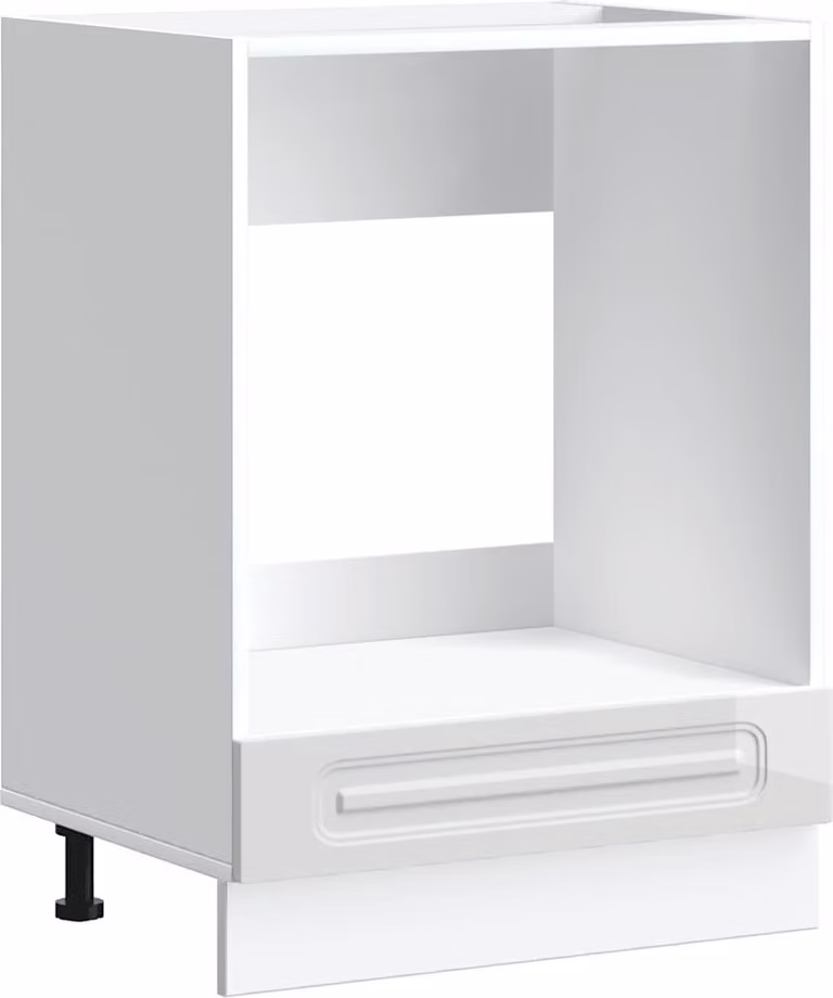 Armadio per Forno Kalmar Bianco Lucido in Legno Multistrato