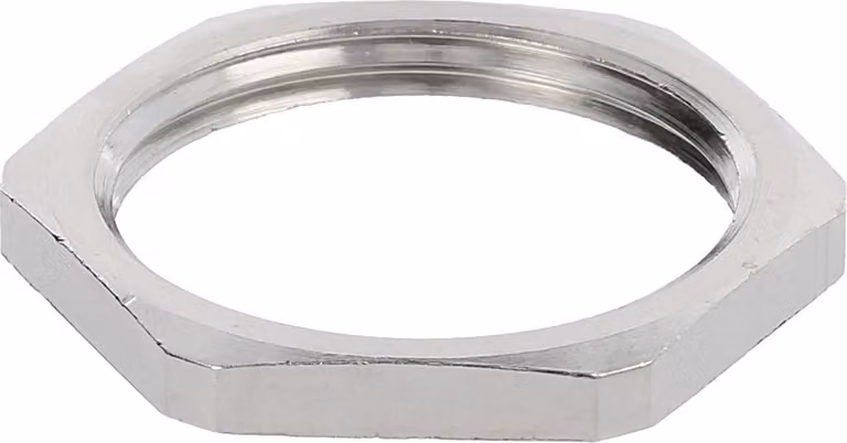WISKA, dado di chiusura PG16x1,41, modello GMS-16, esagonale, in ottone (CuZn) nichelato, colore argento - 1 pezzo