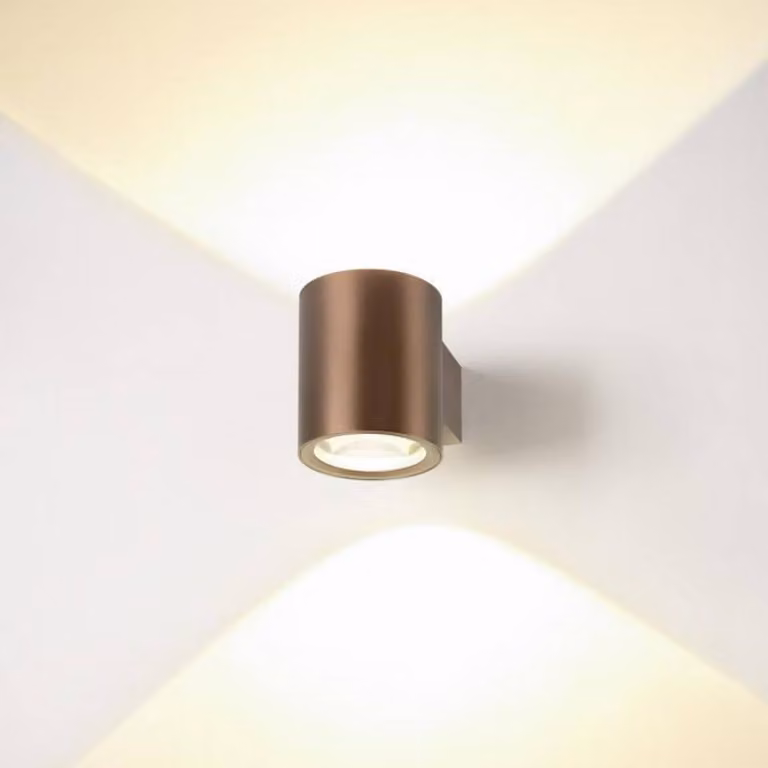 SLV Applique da parete a LED Oculus, dimmerabile, Rame, Soggiorno / Sala da pranzo, Alluminio, Moderno, Applique a LED