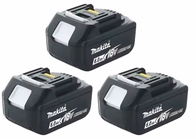 Batterie, 18V, 6000mAh, confezione da 3, capacità 6.0Ah