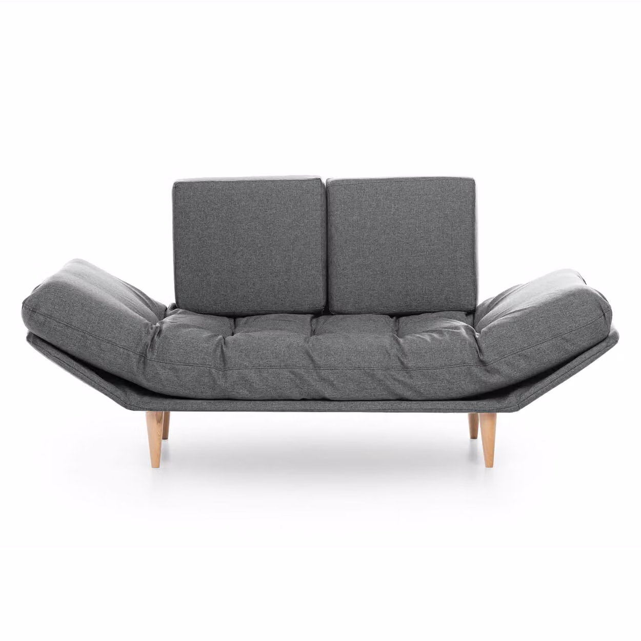 Divano 2 posti con Materasso Futon MONIQUE Grigio