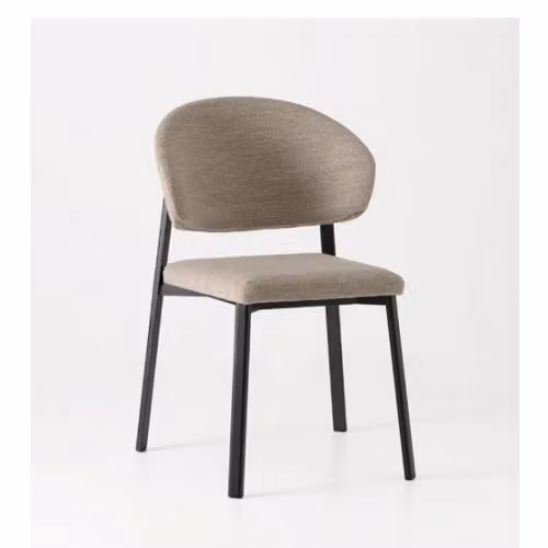 Poltroncina Beba Curvy imbottita con struttura in alluminio Pointhouse