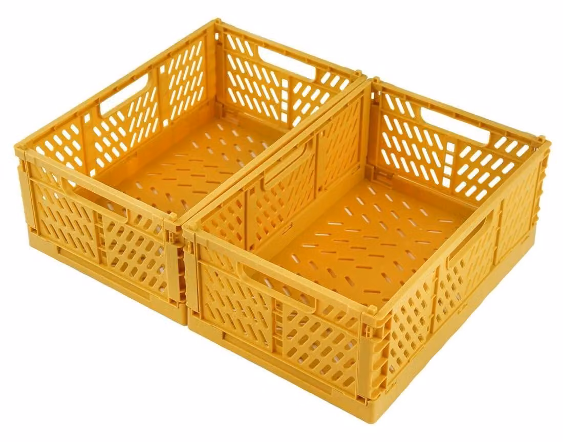 Omgoods - Set di 2 scatole pieghevoli con maniglie