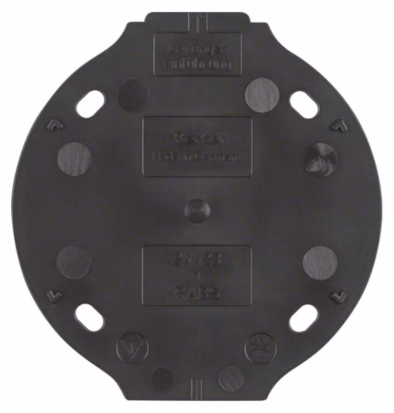 Piastra di base Berker S1930 nero 1-gang 133111