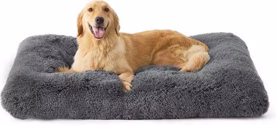 Cuccia per cani XLarge - Materasso in gomma, extra large, lavabile, grigio, 104 x 74 x 8 cm