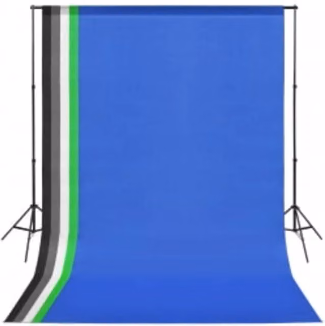 Kit per Studio Fotografico con Set Luci, Fondale e Riflettore CFW7440430