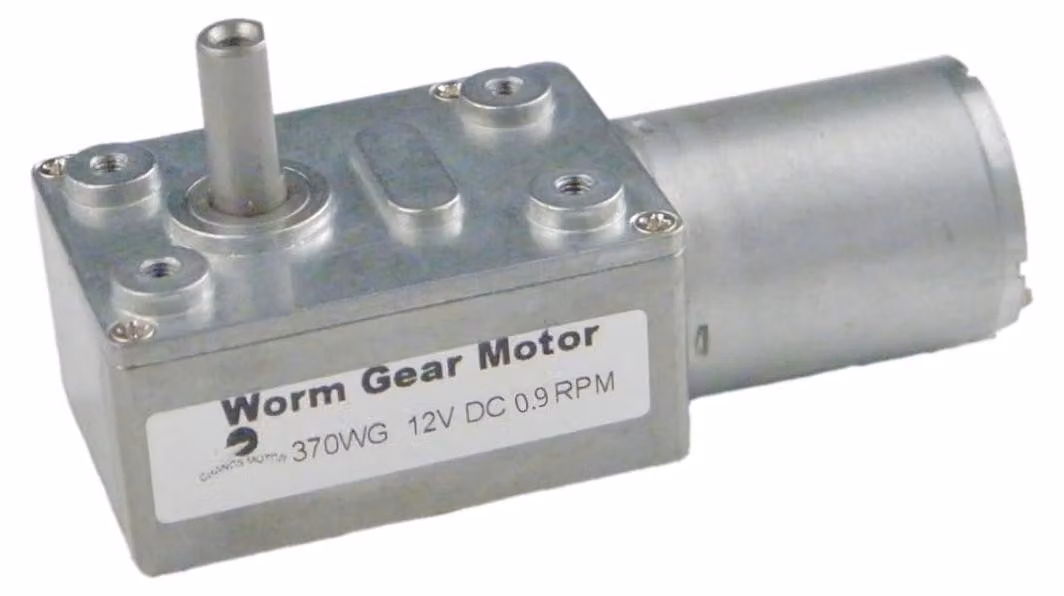 Motore a riduttore epicicloidale 370WG, 12V DC, 0,9 giri/min, albero di uscita (D) da 6 mm