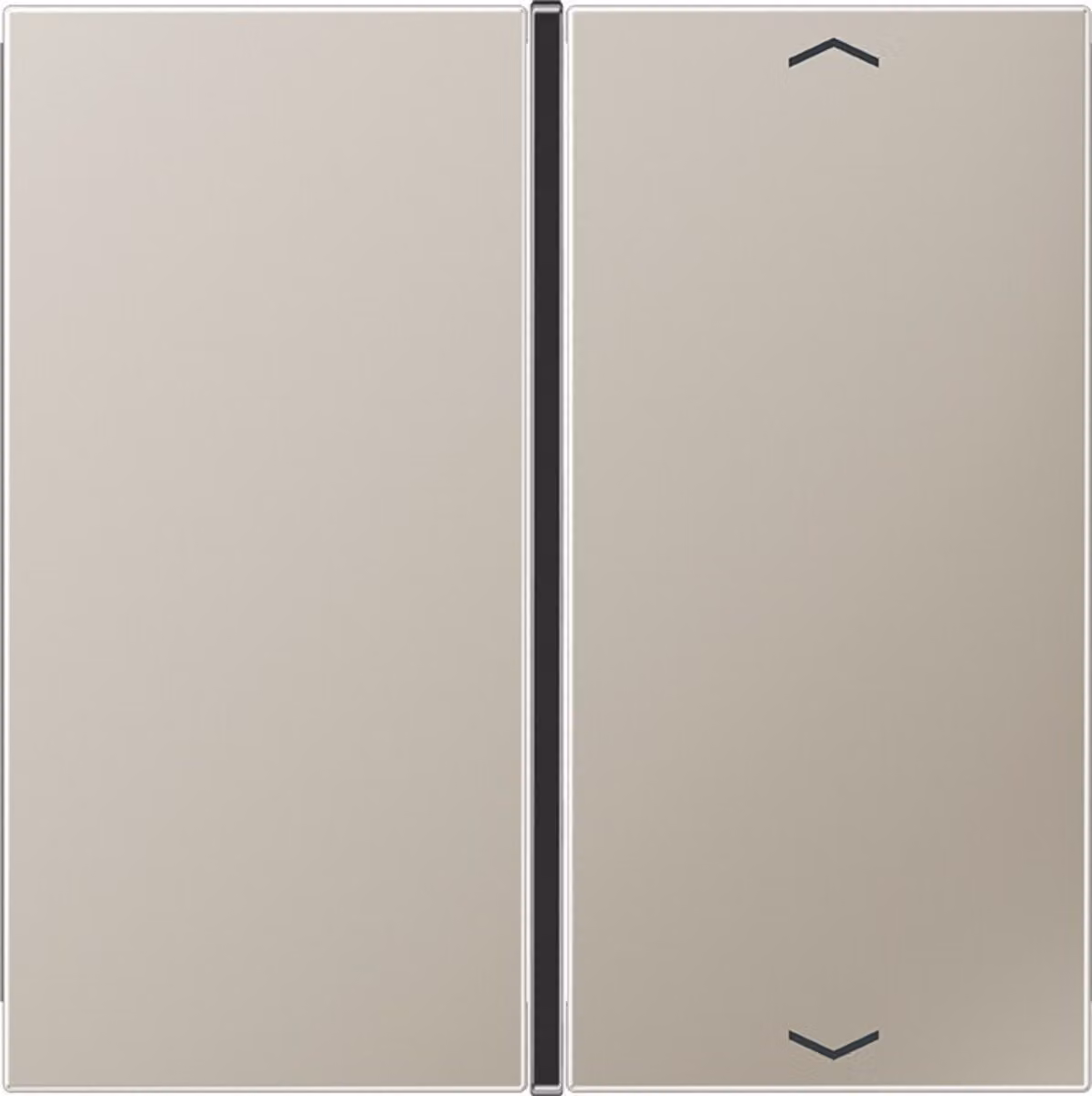 Jung ES2401TSAP Pulsante singolo con simboli, acciaio inossidabile