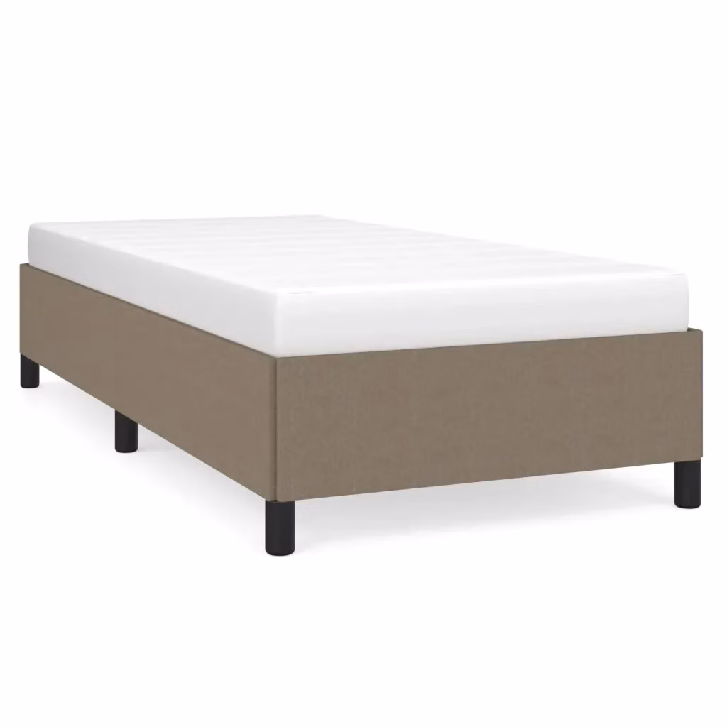 Struttura Letto Design Mania con Giroletto in Tessuto Beige L 80 x P 200 cm – 2