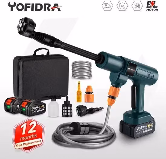 Idropulitrice a batteria Makita LXT 6 in 1 con pressione 200 bar multicolore