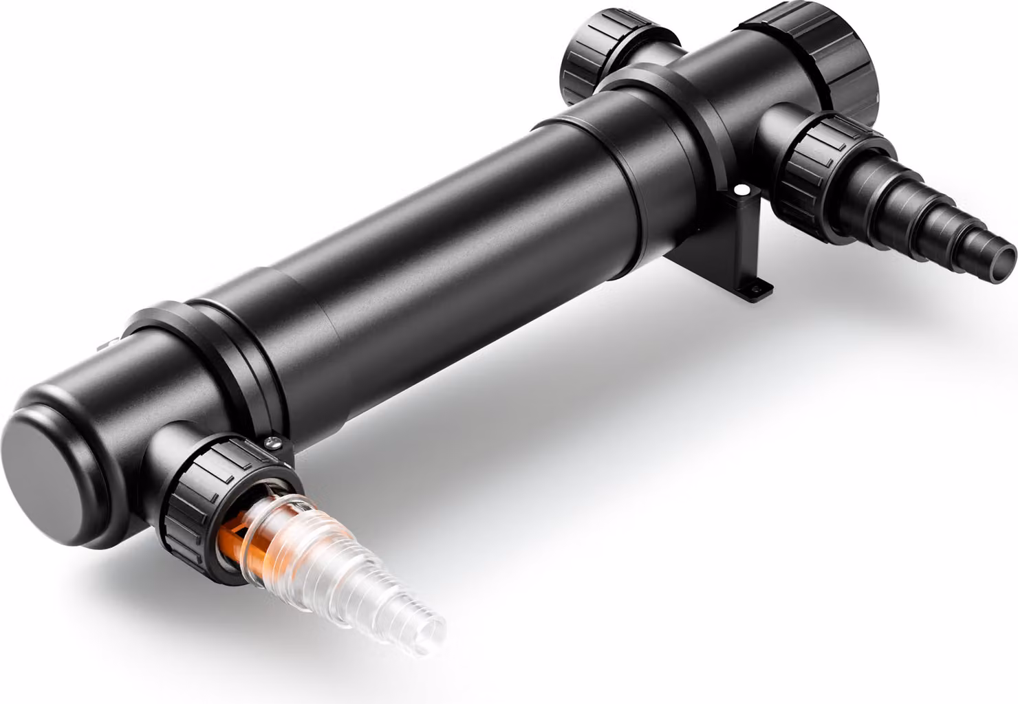 SunSun CUV-136 Chiarificatore per laghetti 4500 l/h / 36 W Prechiarificatore UVC per filtro e pompa per laghetti Chiarificatore per laghetti con lampada UV Filtro luminoso per il controllo delle alghe