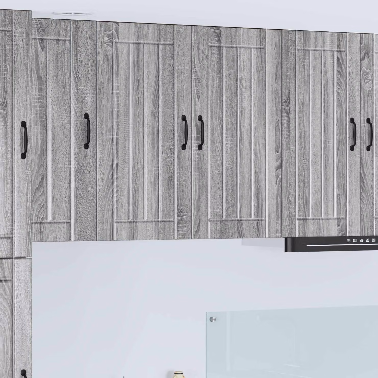Armadietto a muro da cucina vidaXL LUCCA Grigio, L 80 cm x P 31 cm x H 80 cm