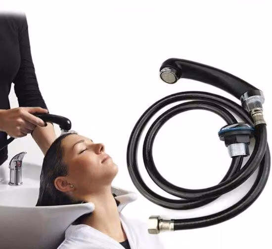 Rubinetto flessibile per doccia con tubo, ideale per la rasatura e l'igiene personale
