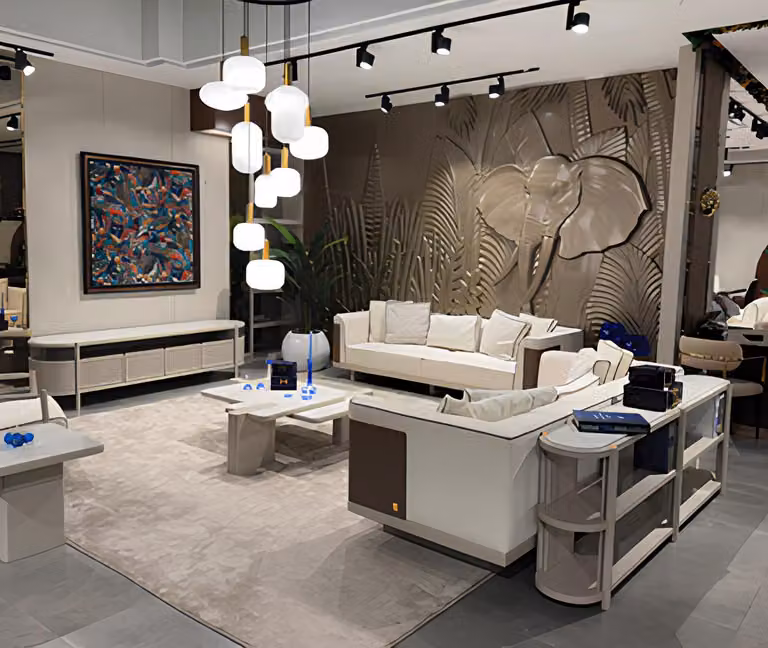 Moderne Weiße Wohnzimmer Couchgarnitur Designer TV-Lowboard Tisch