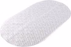 Tappeto antiscivolo per vasca da bagno Gedy SOLID Trasparente L: 69 cm, P: 38,5 cm, H: 0,7 cm