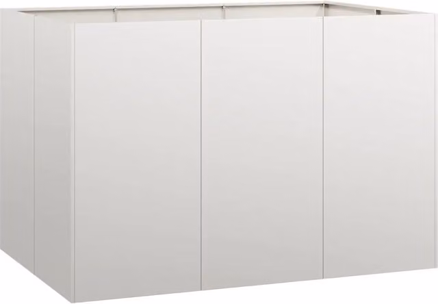 Fioriera | Cassetta per fiori | Vaso 120x80x80 cm in Acciaio Inox