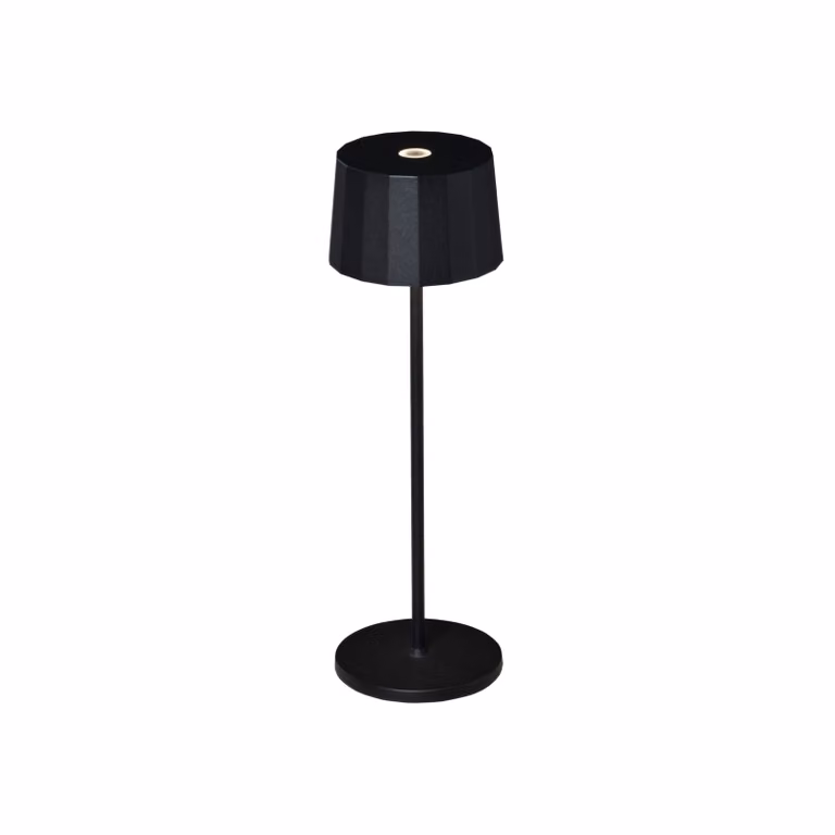 Konstsmide lampada da tavolo ricaricabile Positano | nero | colore luce regolabile | interno/esterno | 7813-750
