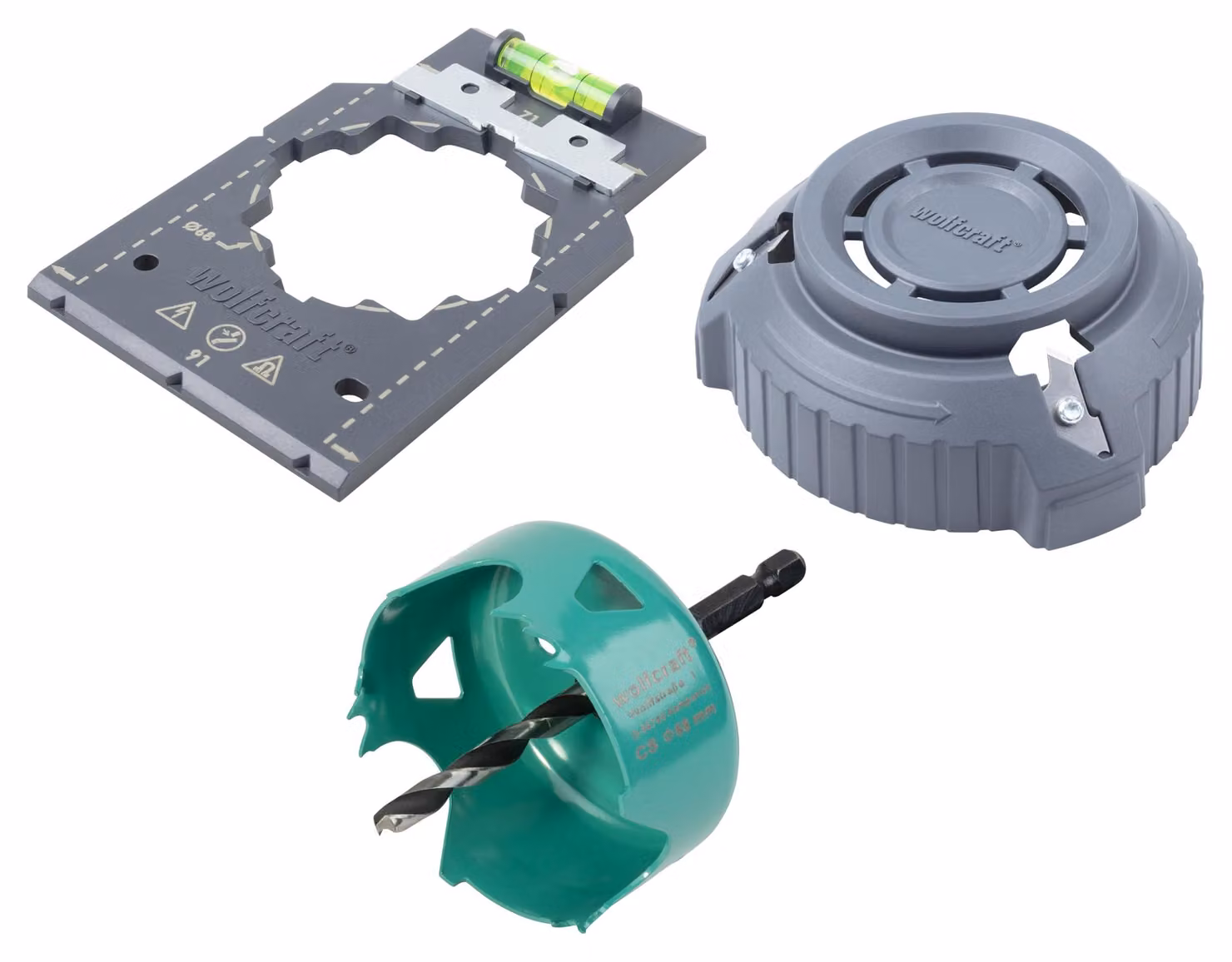 Kit di montaggio per scatole elettriche Wolfcraft