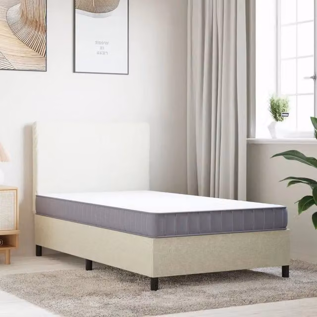Materasso in Comfort Foam DESIGN IN Bianco e Grigio, L/P: 100 x 200 cm