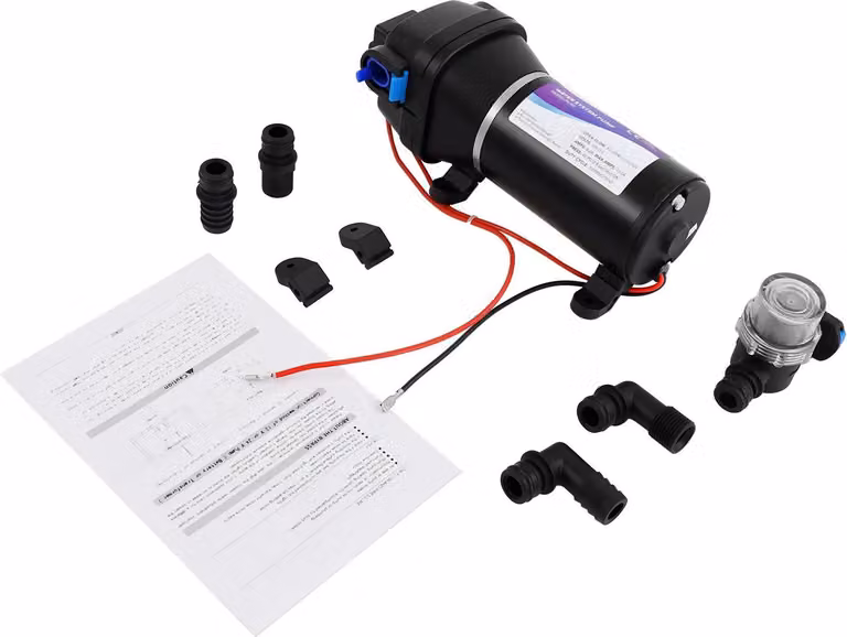 Pompa per il trasferimento dell'acqua, prestazioni efficienti, design resistente, 12V, UE