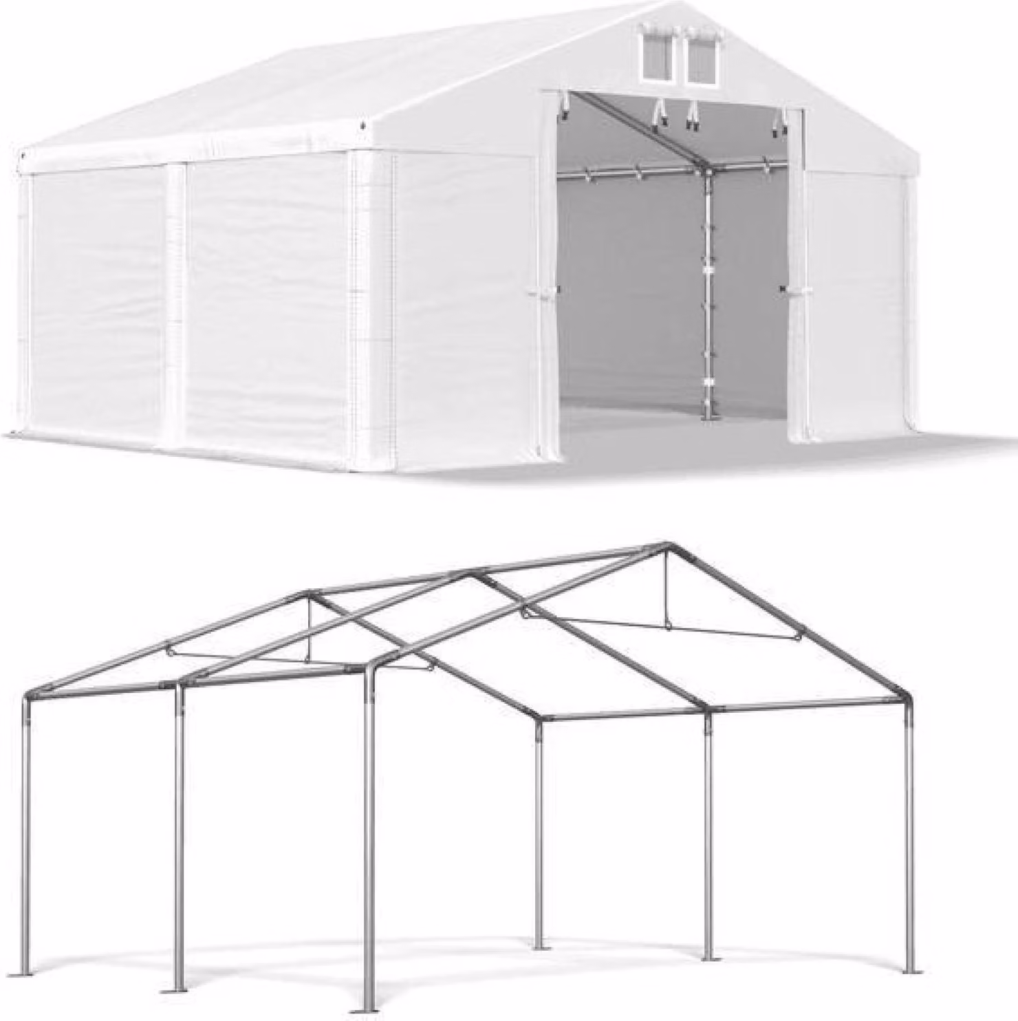 Tenda del magazzino estivo 4x4 Bianco SUMMER MSD