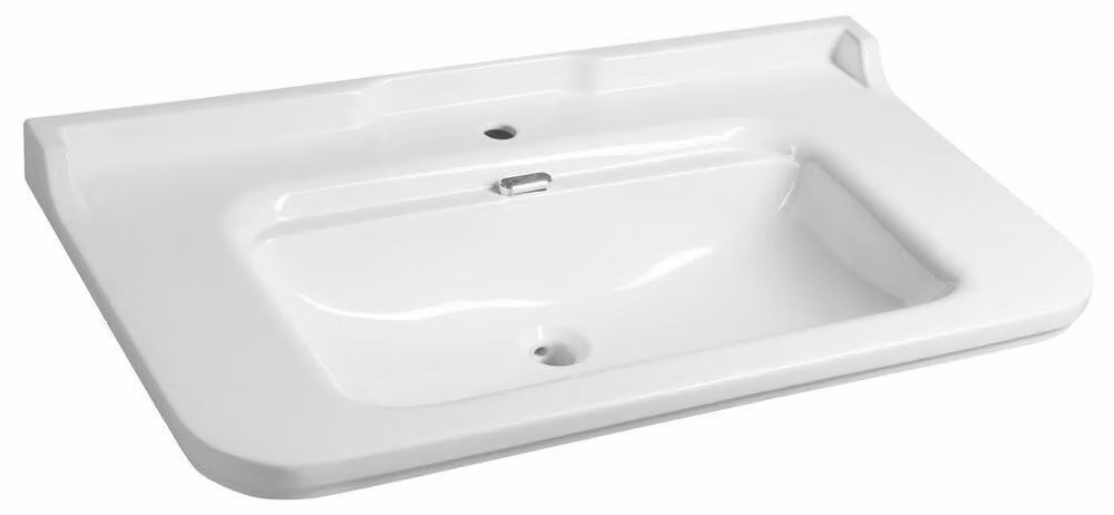 Sapho Kerasan Waldorf - Lavabo in Vetroceramica 1000x550 mm, bianco 4142K1