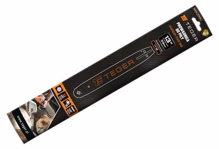 Guida per motosega, 13" (33 cm) / 0,325" 1,3 mm 56 og / 10z / Supporto a U /, Teger
