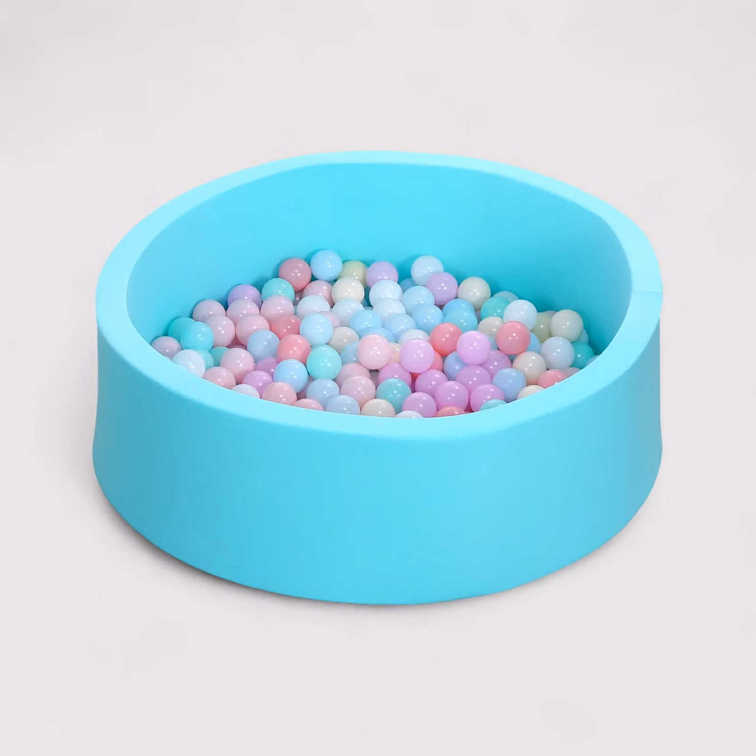 Nabaq - Piscina azzurra per bimbi con 200 palline colorate
