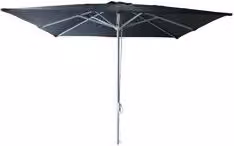 Ombrellone da giardino Amicasa in alluminio moderno Bianco e Grigio 3x3 m
