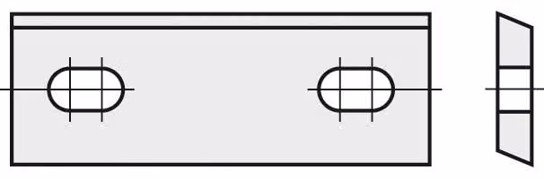 BRÜCK HW-WP 60 x 8 x 1,5 mm MG18 per sistema Oertli | 32608015