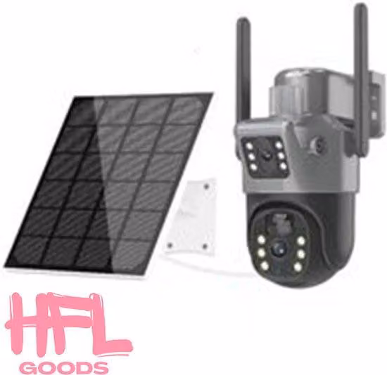 Telecamera PTZ solare 4K da 8 MP con 4G, nera