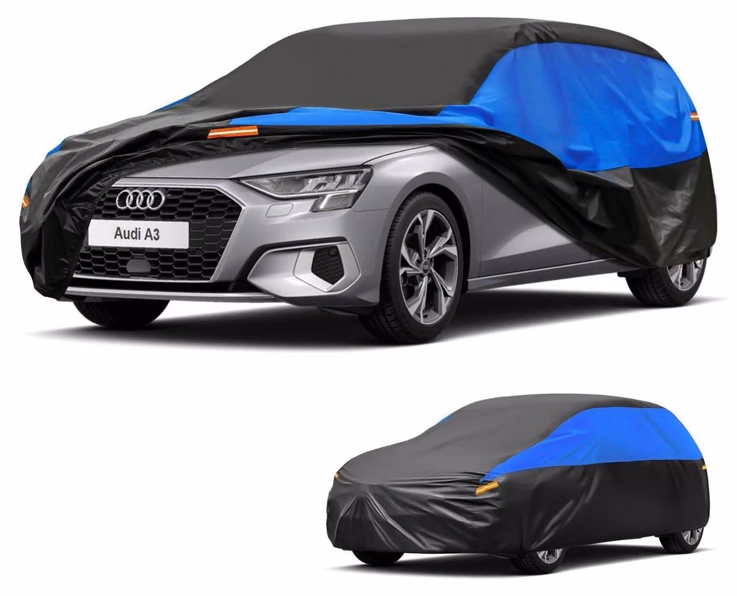 Copertura impermeabile e traspirante per auto, adatta a Audi A3 hatchback, disponibile nei colori nero e blu