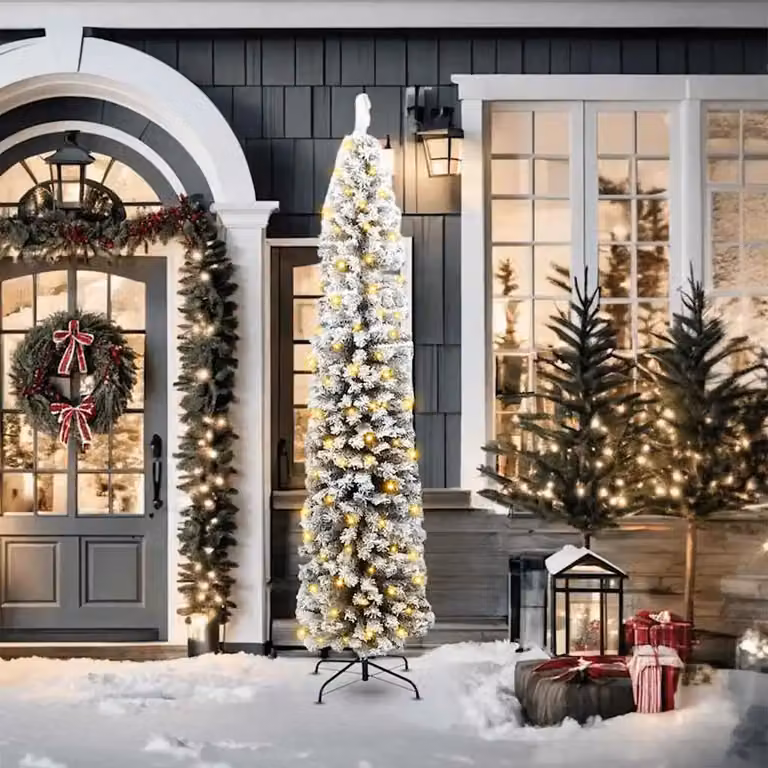 vidaXL Albero di Natale artificiale con 300 LED Verde 210 cm