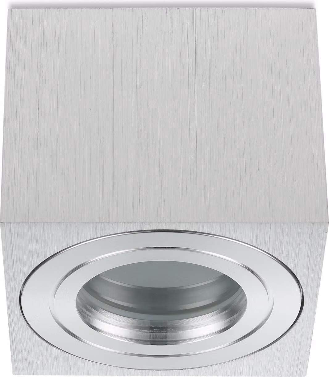 Sweet LED faretto da superficie bagno angolare piatto alluminio IP44 faretto da superficie