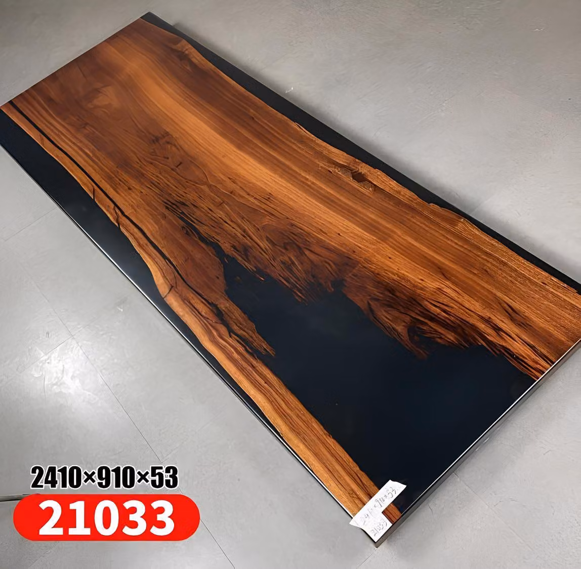 Esstisch River Table Echtes Holz Flusstisch Massiv Epoxidharz Tische 241x91
