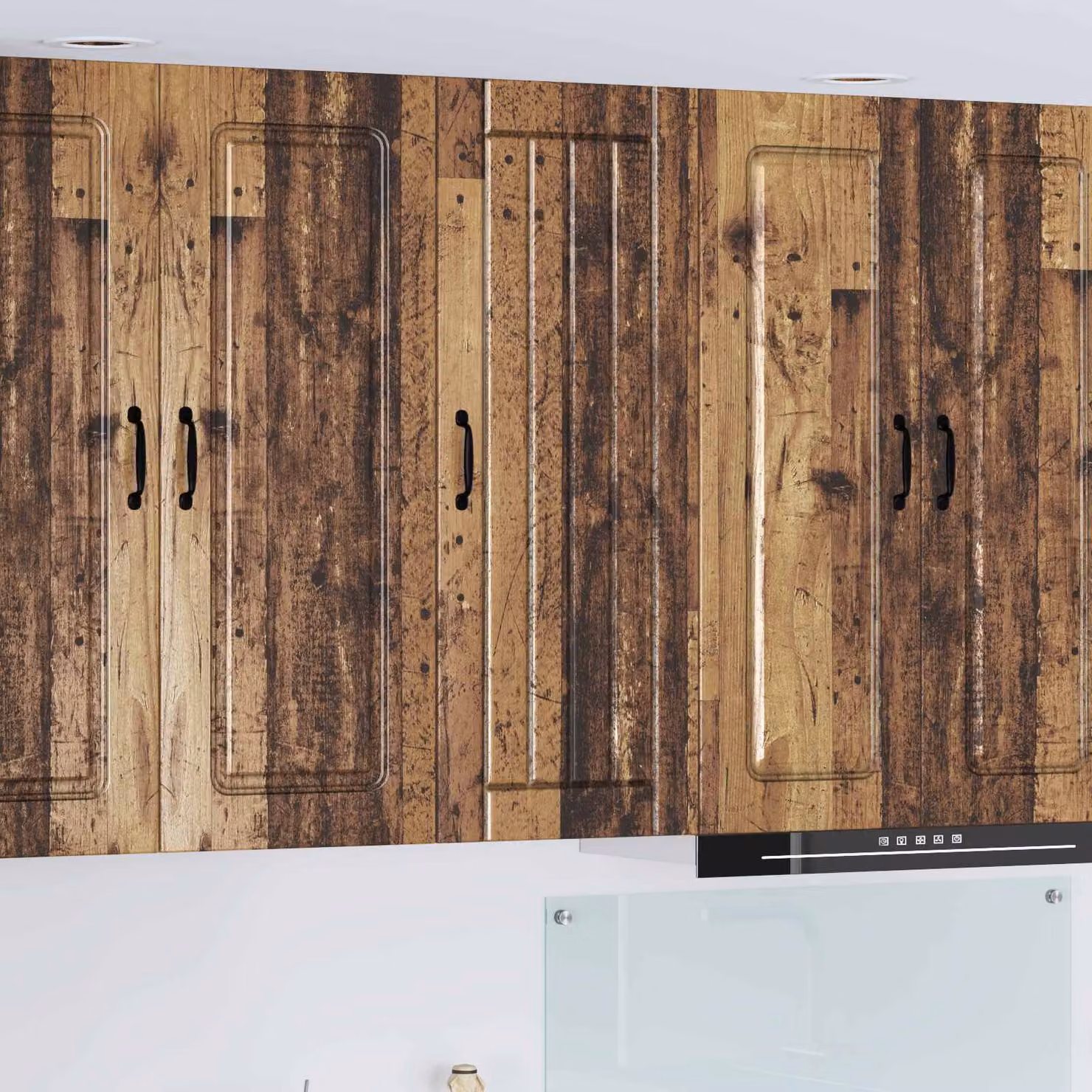 Armadietto a muro da cucina vidaXL LUCCA in legno marrone con ante a battente L/P/H: 40 x 31 x 100 cm