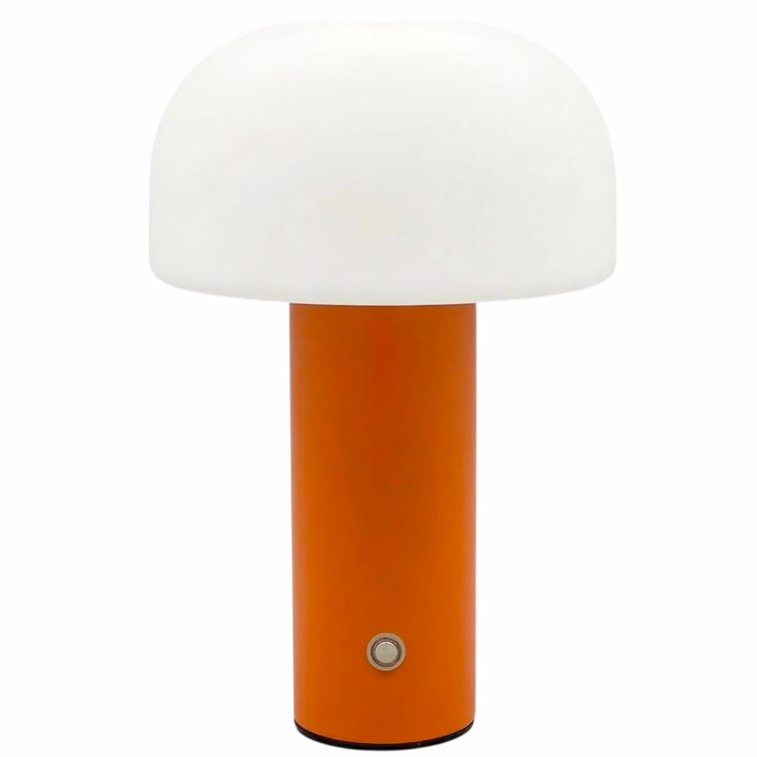 Lampada da tavolo a LED Warmpi a batteria, senza fili e dimmerabile, per interni ed esterni (IP54), 3 colori di luce, USB-C, arancione