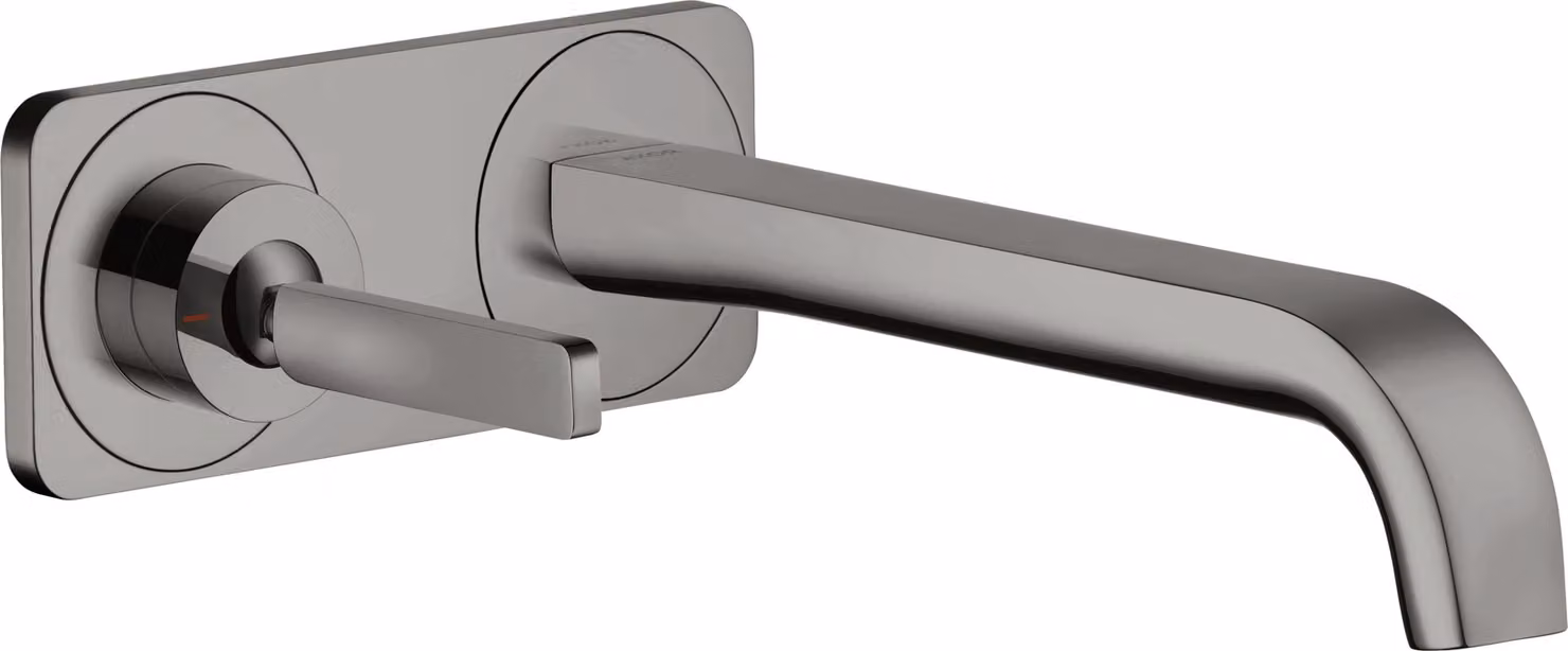 hansgrohe AXOR Citterio E Mitigeur monocommande de lavabo encastré avec plaque pour montage mural, 36114330, 36114330