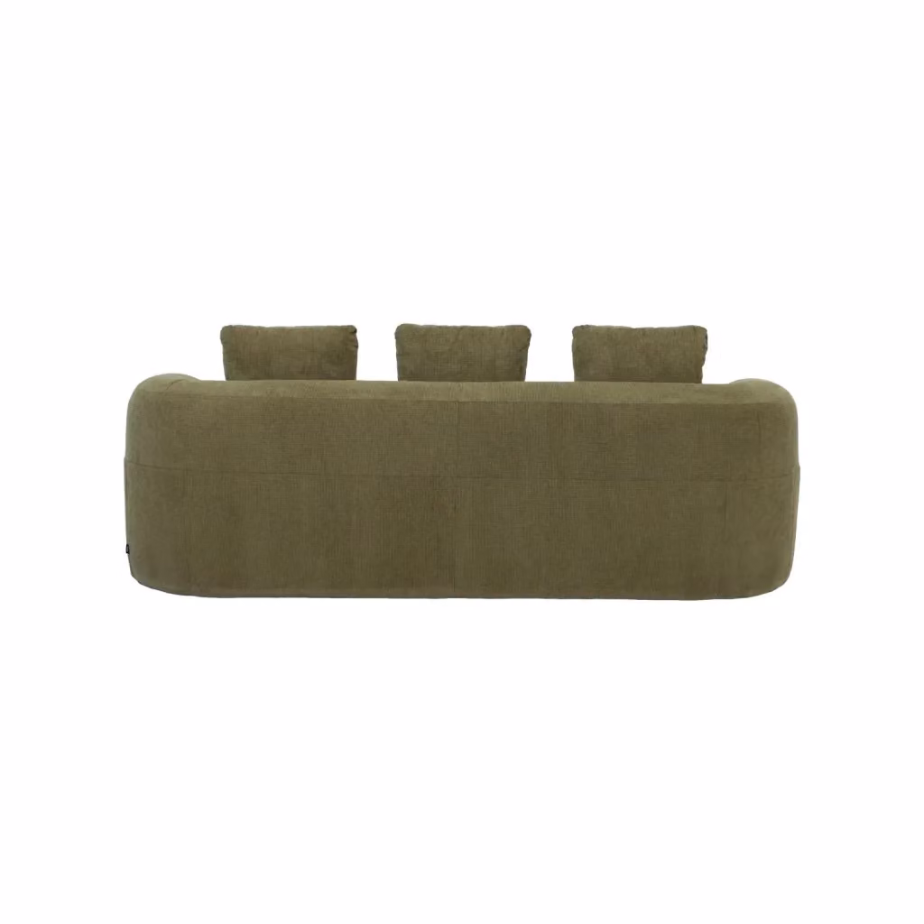 Divano a 3 posti SWEEEK in tessuto verde, design moderno per il tuo soggiorno – 2