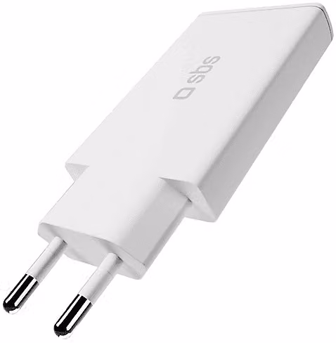 Caricabatteria SBS Ultra Slim GaN PD con USB-C da 67W, Bianco