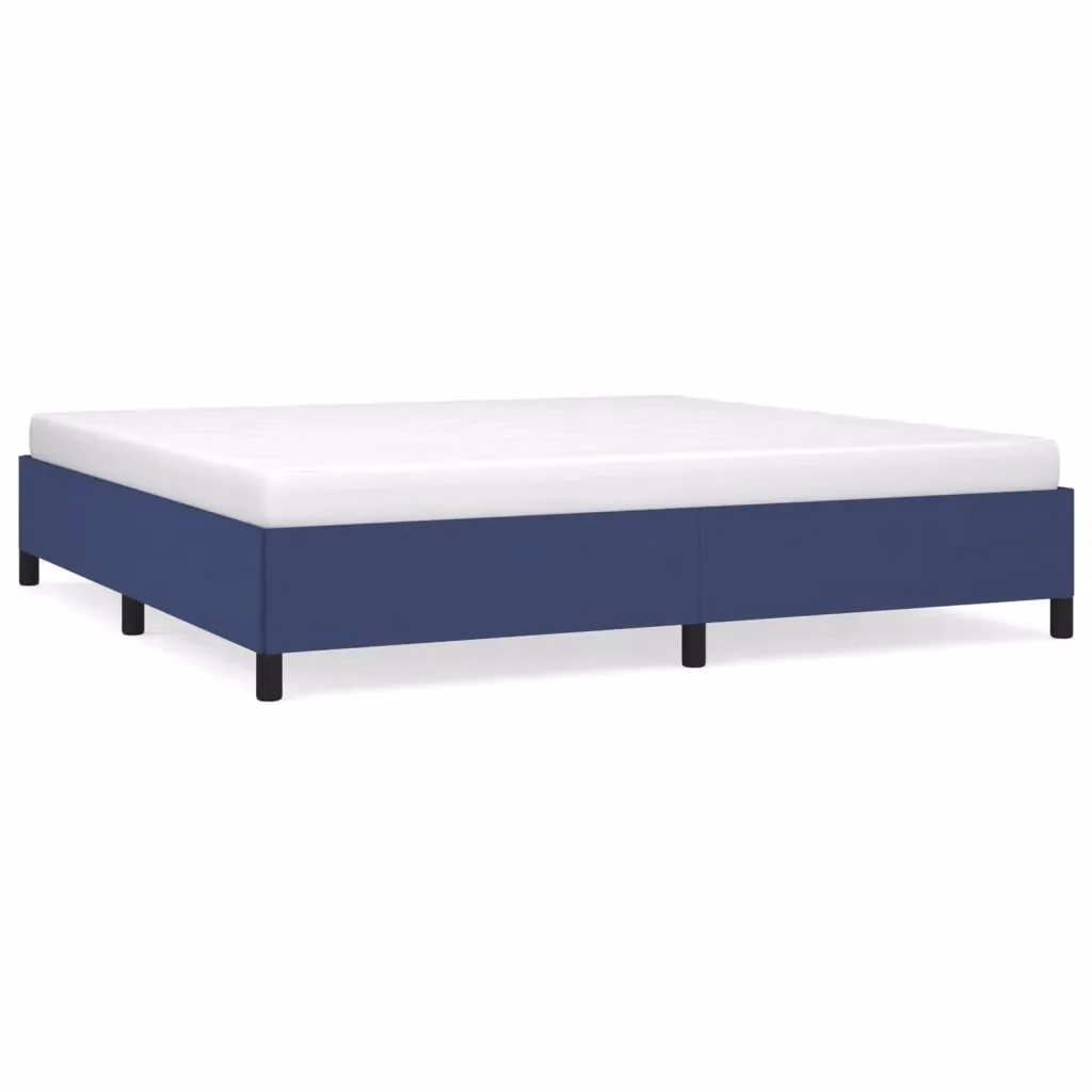 Giroletto vidaXL in tessuto blu senza materasso L/P: 200 x 200 cm – 2
