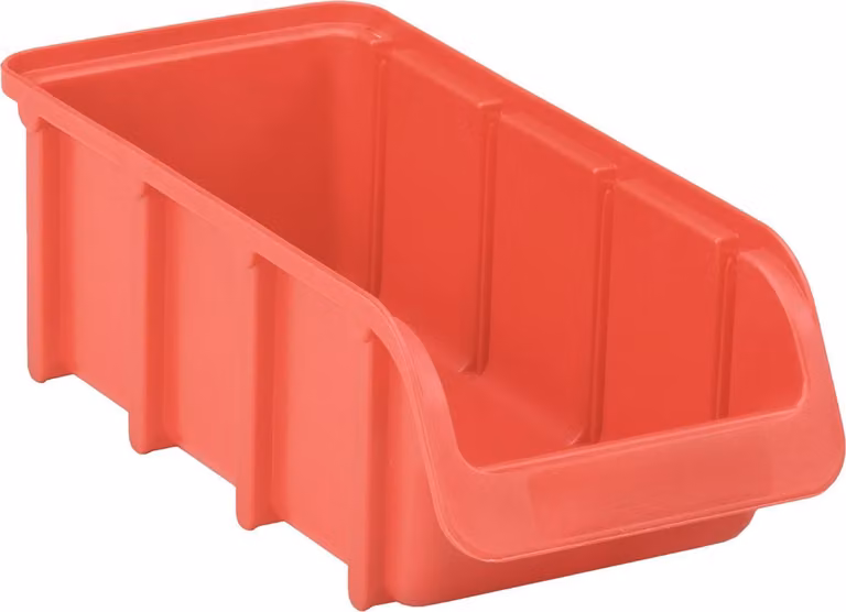 hünersdorff 682100 Sichtlagerkasten Größe 2/L 1,0 l rot