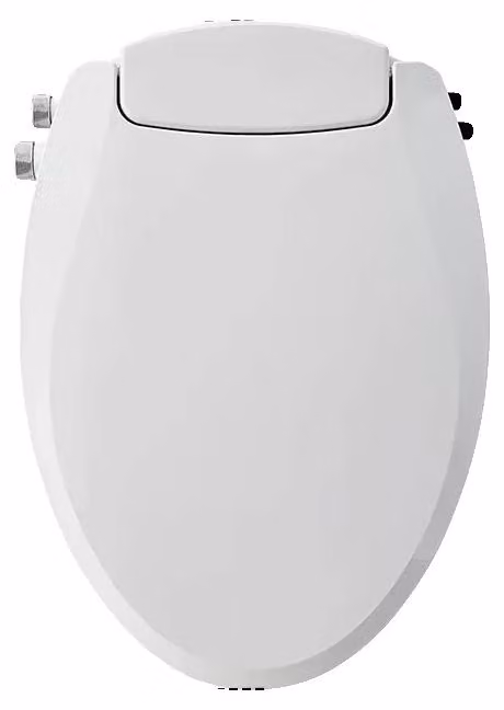 Sede per bidet, regolazione duale della temperatura, pressione degli ugelli regolabile, forma a V da 20 pollici