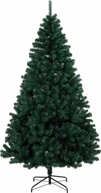Albero di Natale HOMCOM Verde con 1300 punte e rami articolati, Altezza: 230 cm